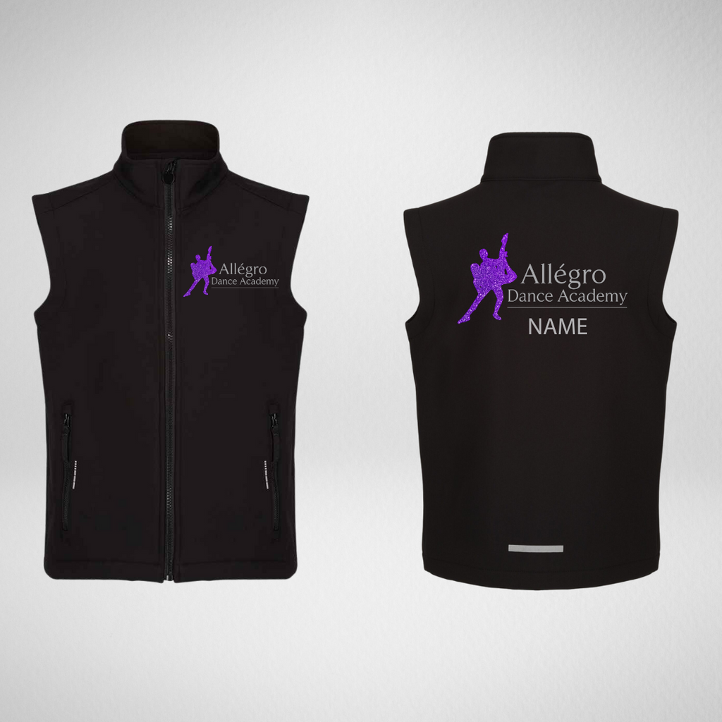 Allégro Dance Academy Softshell Gilet