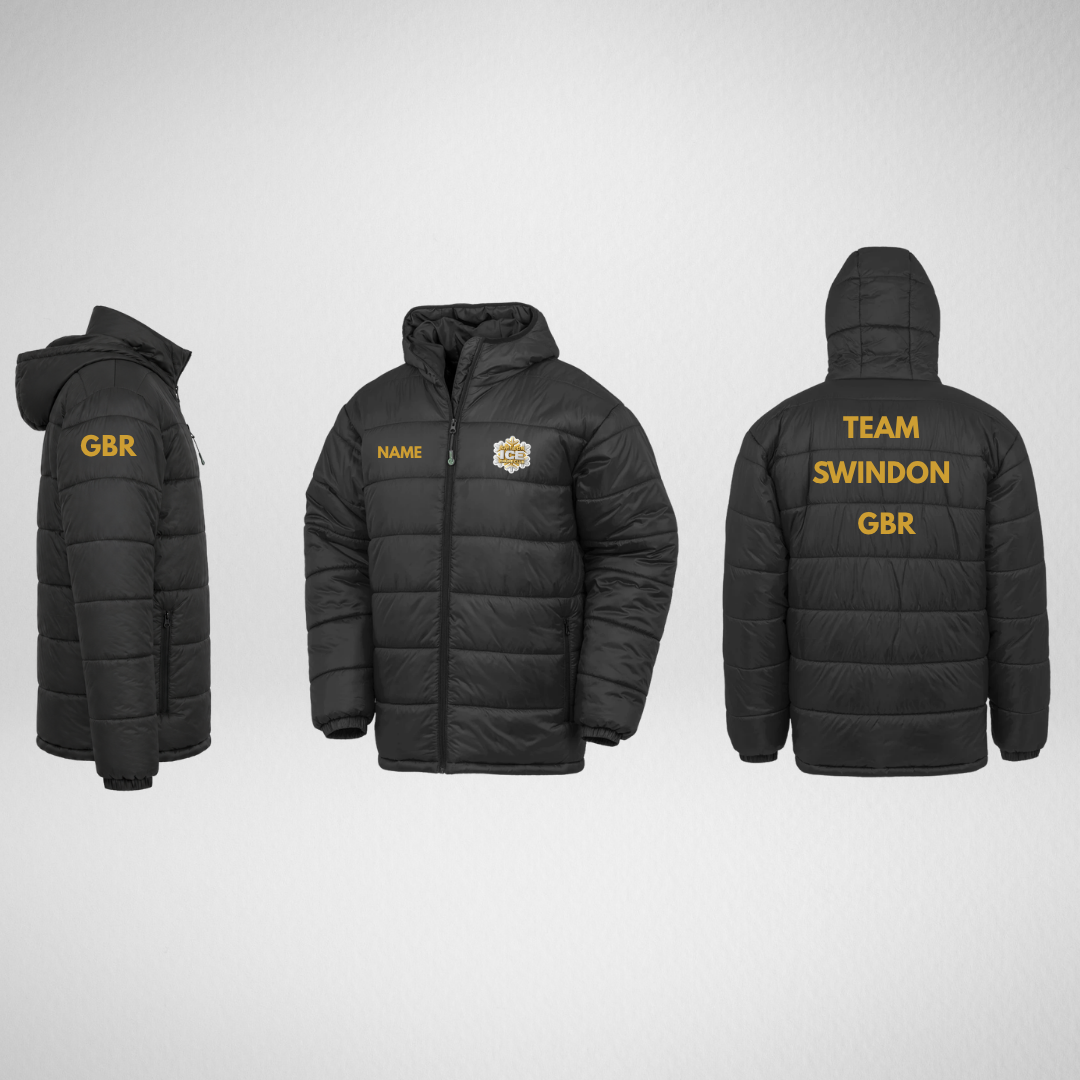 Swindon Ice Figure Club Main Range Gold Parka Jacket