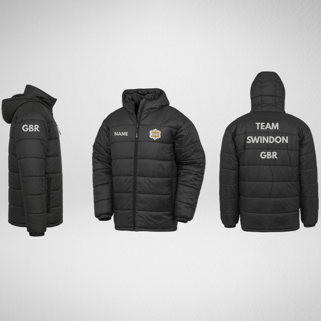 Swindon Ice Figure Club Main Range Silver Parka Jacket