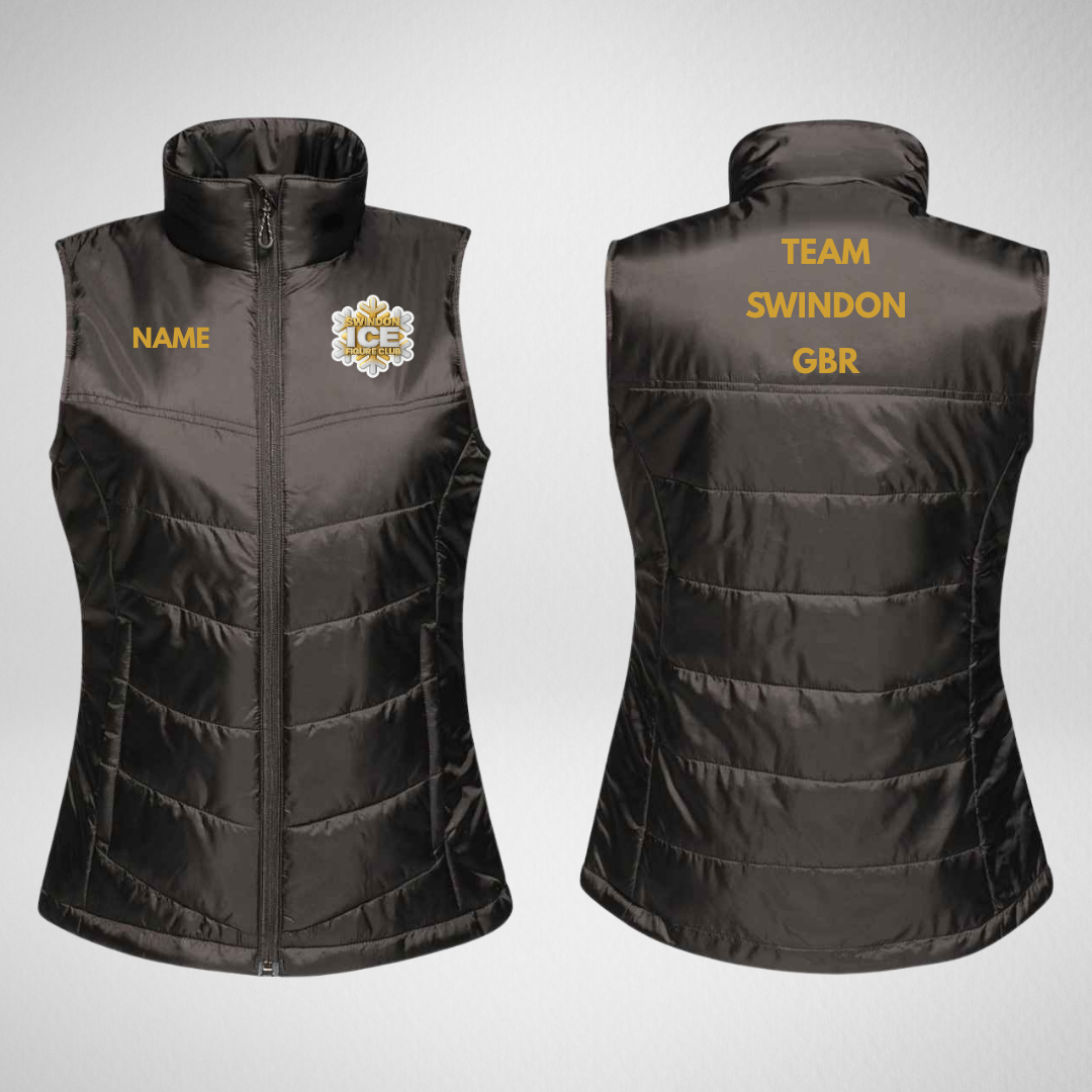 Swindon Ice Figure Club Main Range Gold Padded Gilet
