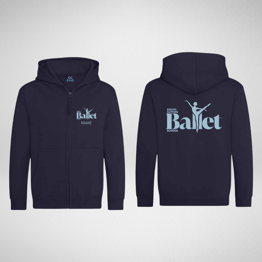 South Sutton Ballet School Zipped Hoodie