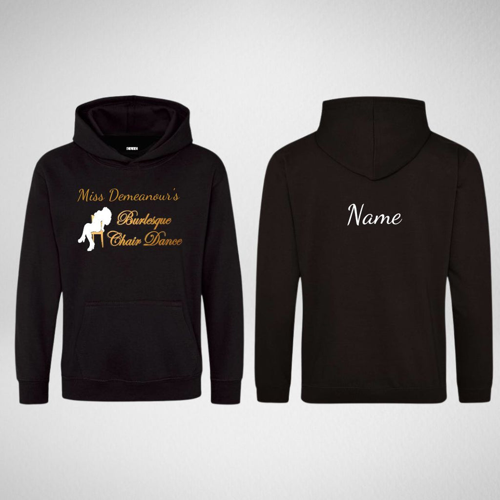 Miss Demeanour's Burlesque Chair Dance Pullover Hoodie