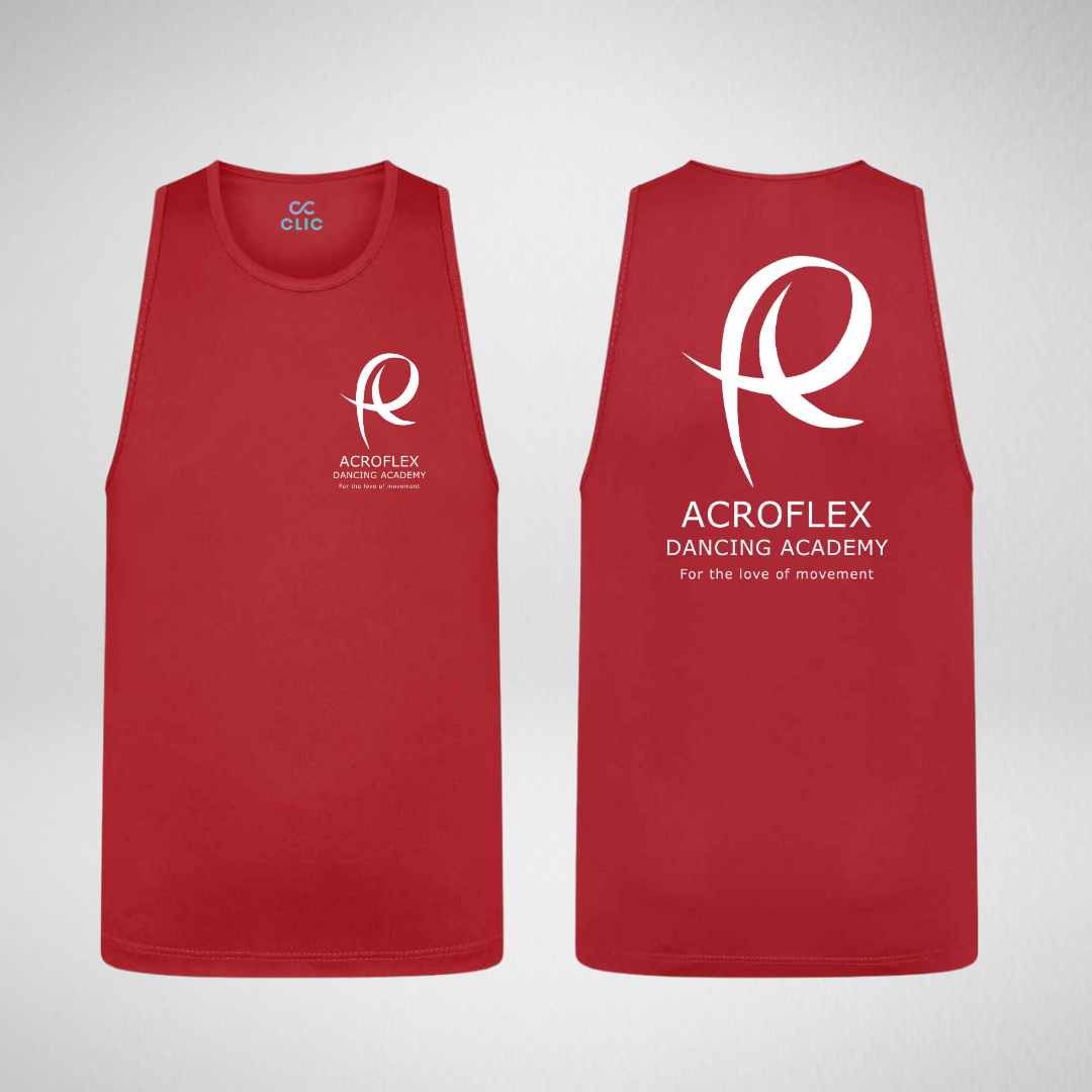 Acroflex Dancing Academy Dri Fit Sports Vest