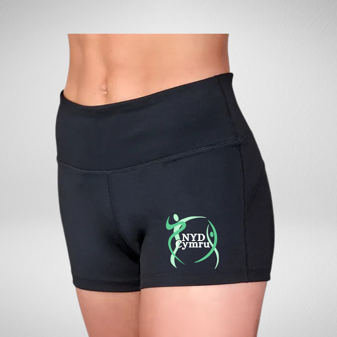 NYD Cymru High Waisted Dance Shorts