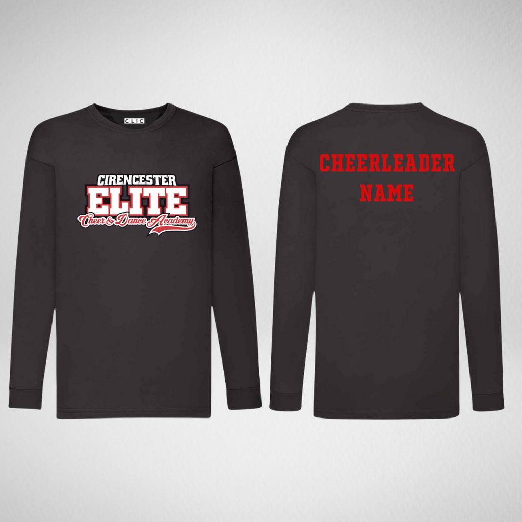 Cirencester Elite Cheer & Dance Academy Cheerleader Long Sleeved T-Shirt