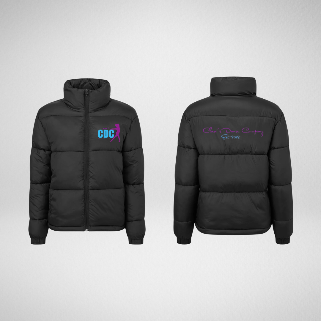 Clare's Dance Company Ladies Puffer Jacket