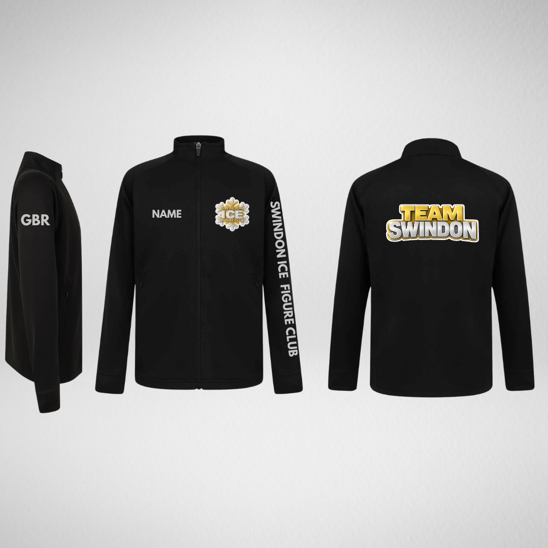 Swindon Ice Figure Club Main Range Silver Zipped Team Jacket