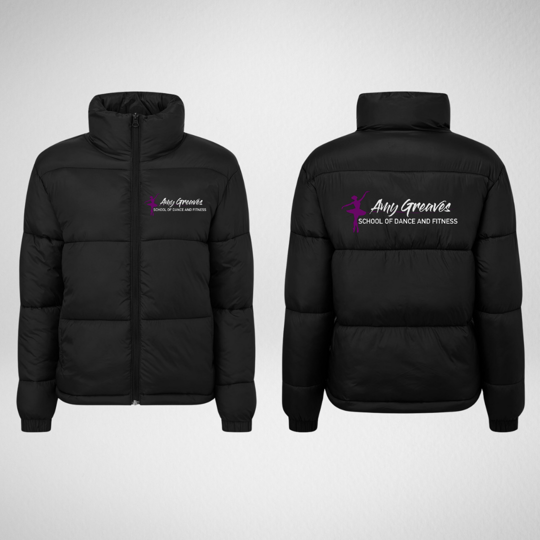 Amy Greaves School of Dance & Fitness Ladies Puffer Jacket