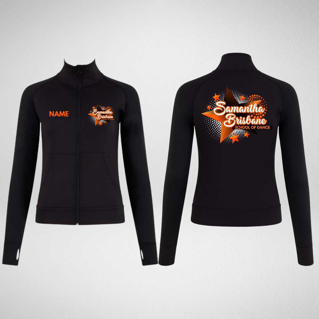 Samantha Brisbane School Of Dance Full Zip Uniform Jacket