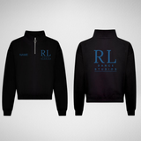 RL Dance Studios Cropped 1/4 Zip Sweatshirt