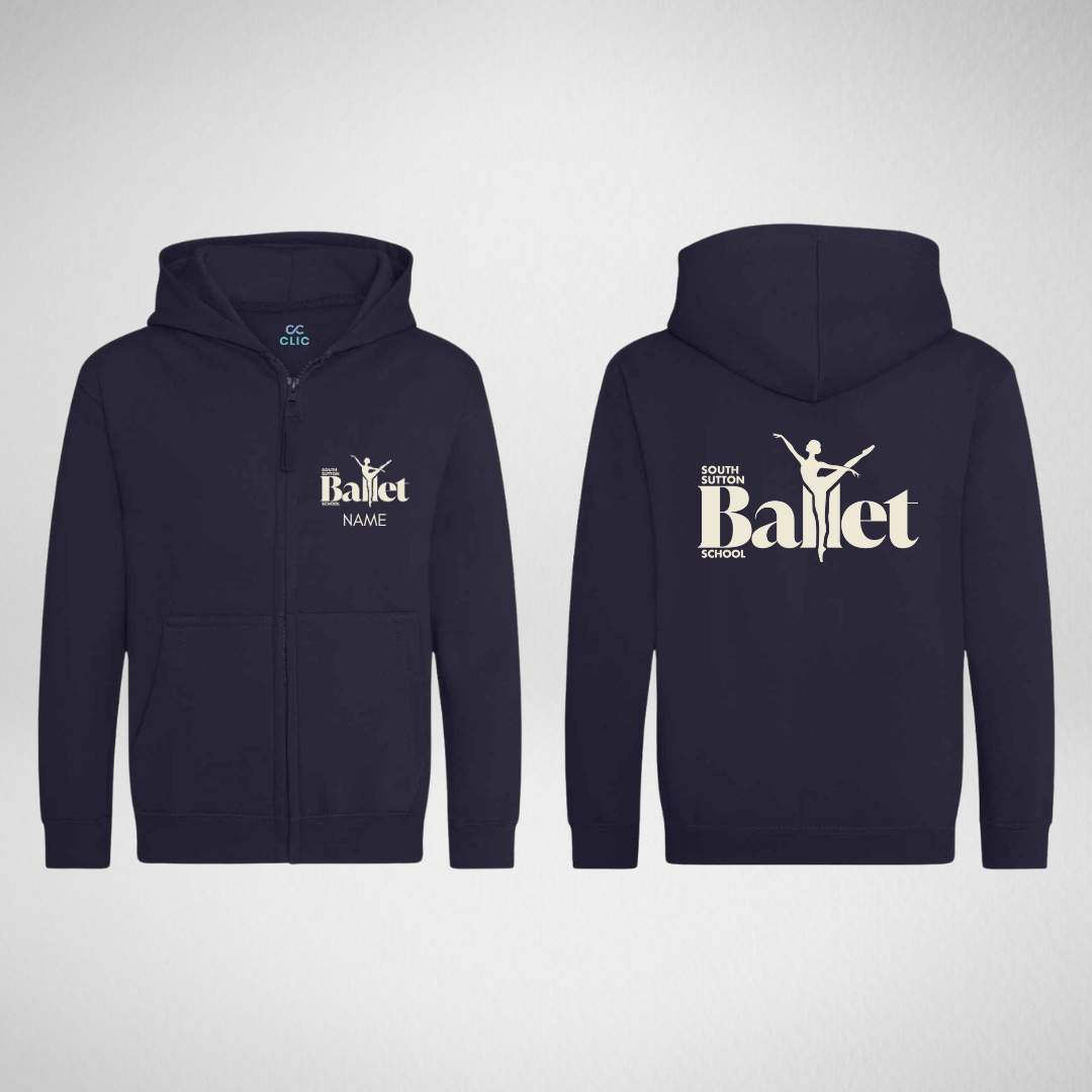 South Sutton Ballet School Zipped Hoodie