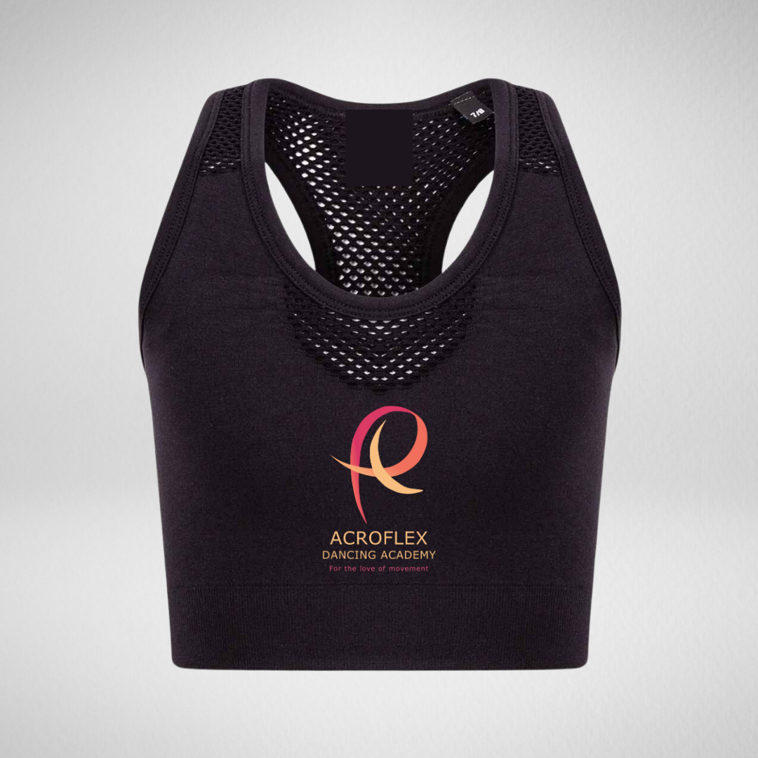 Acroflex Dancing Academy Seamless Crop Top