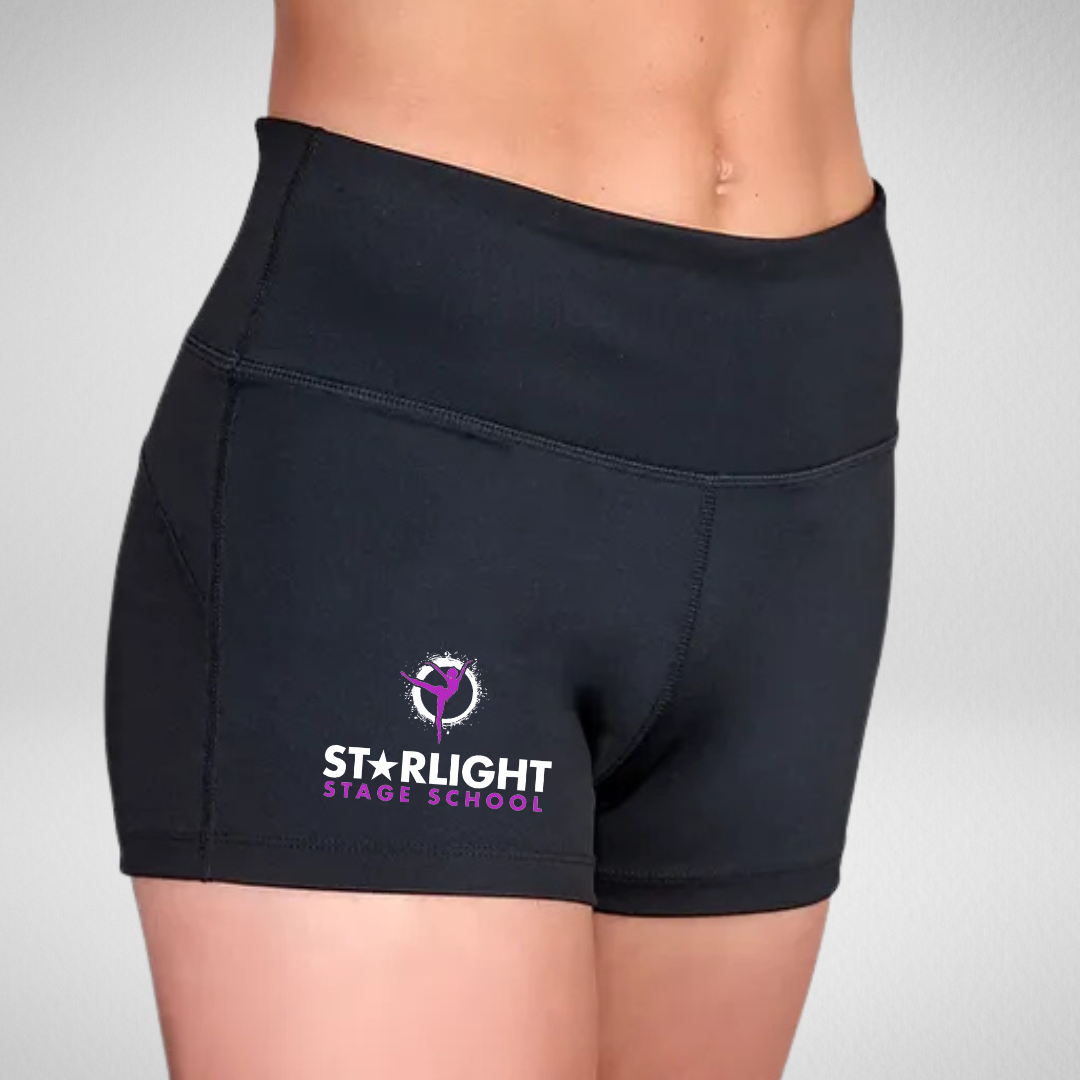 Starlight Stage School High Waisted Dance Shorts