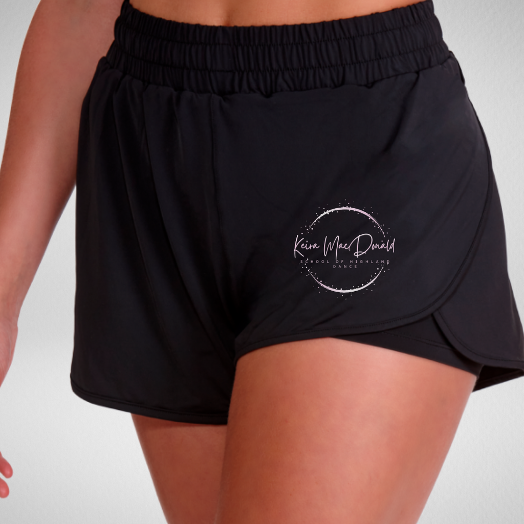 Keira MacDonald School Of Highland Dance Layered Dance Shorts