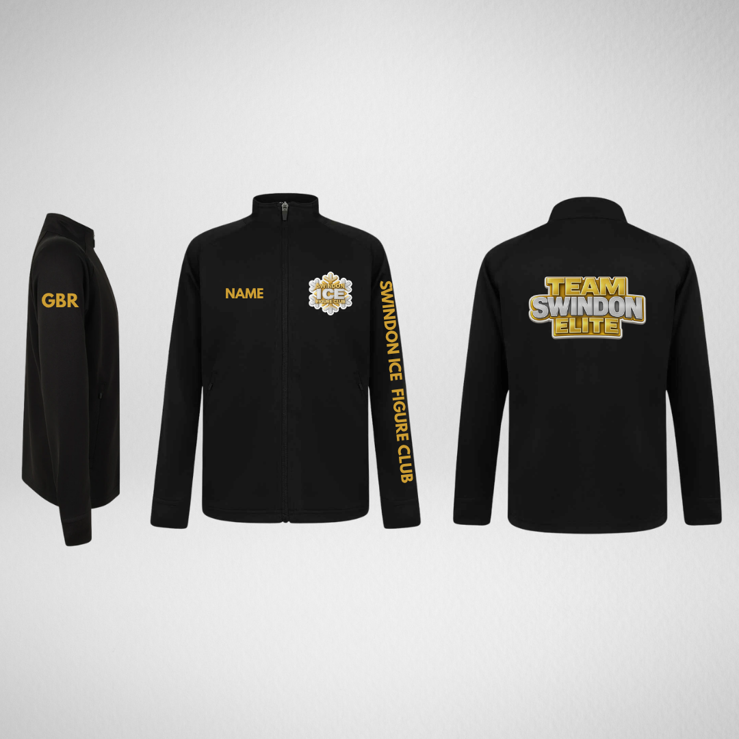 Swindon Ice Figure Club Main Range Gold Zipped Team Jacket