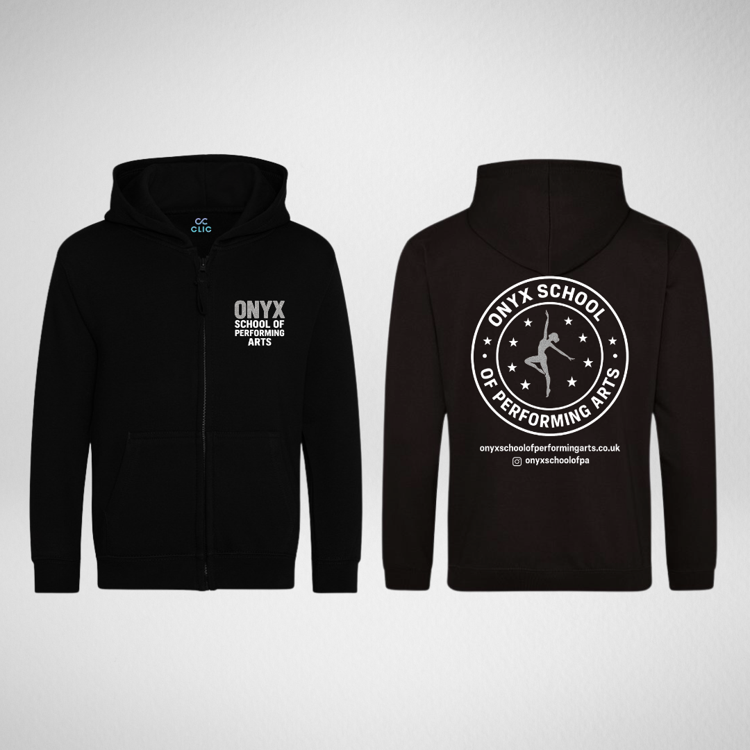 Onyx School Of Performing Arts Zipped Hoodie
