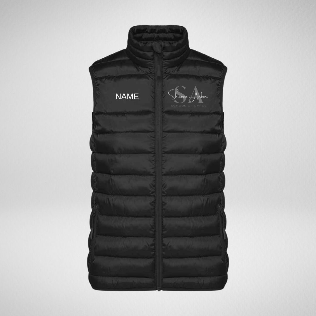 Shianne Ambers School Of Dance Ladies Padded Gilet
