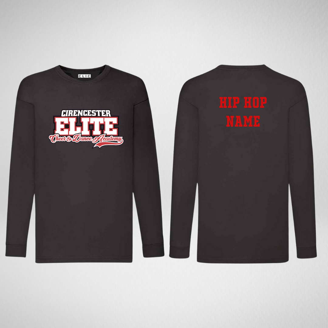Cirencester Elite Cheer & Dance Academy Hip Hop Long Sleeved T-Shirt