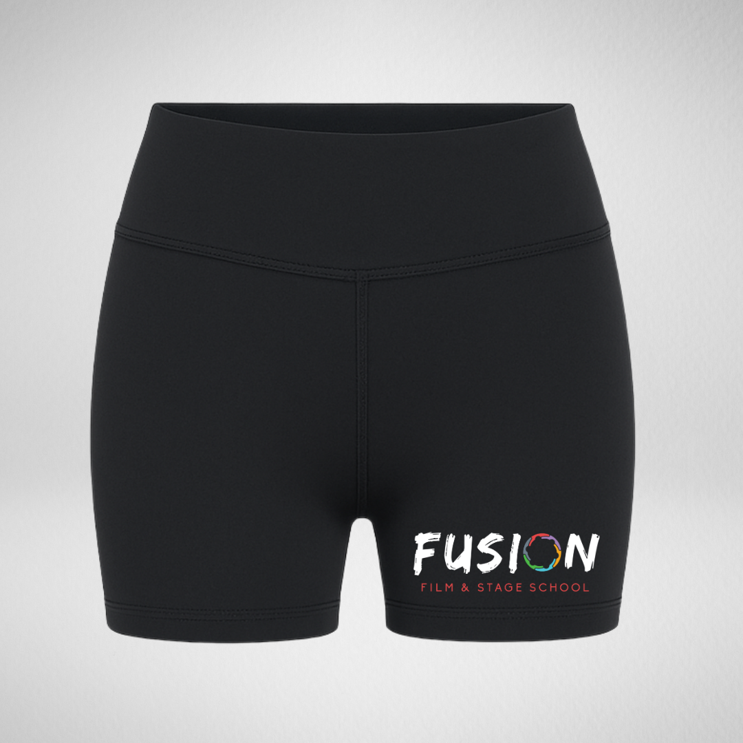 Fusion Film & Stage School High Waisted Dance Shorts