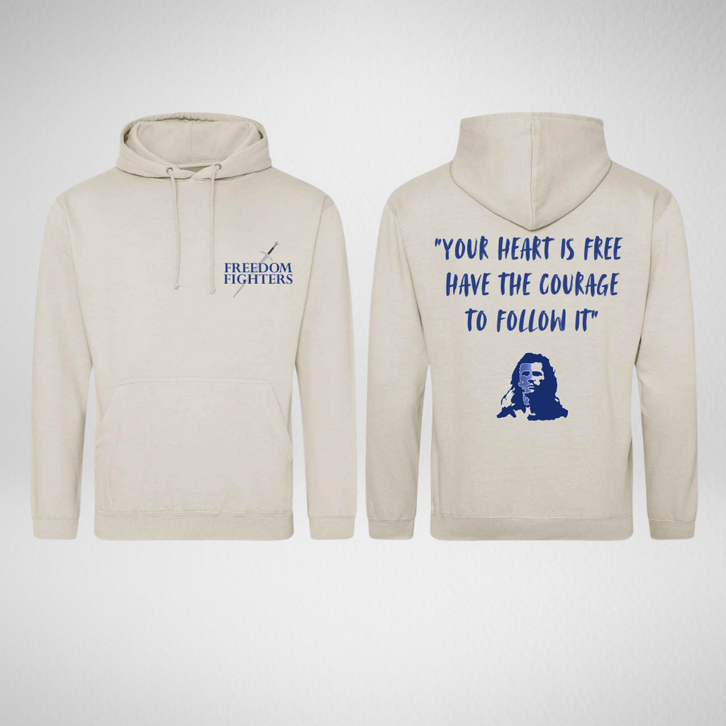 Freedom Fighters Heart is Free Pullover Hoodie