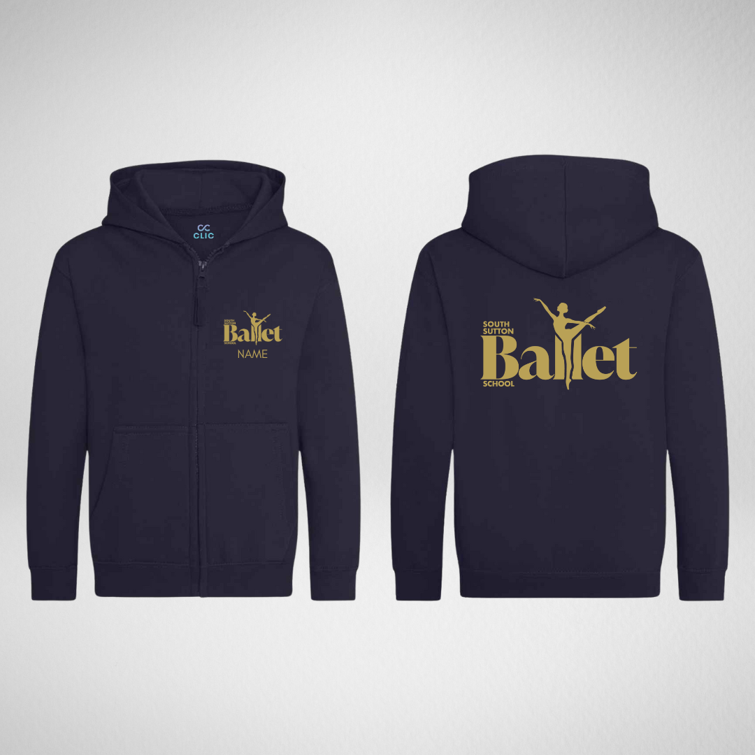 South Sutton Ballet School Zipped Hoodie