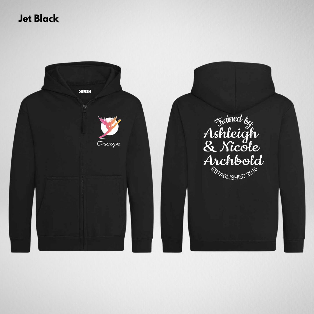 Escape Dance Academy & Performing Arts Zipped Hoodie