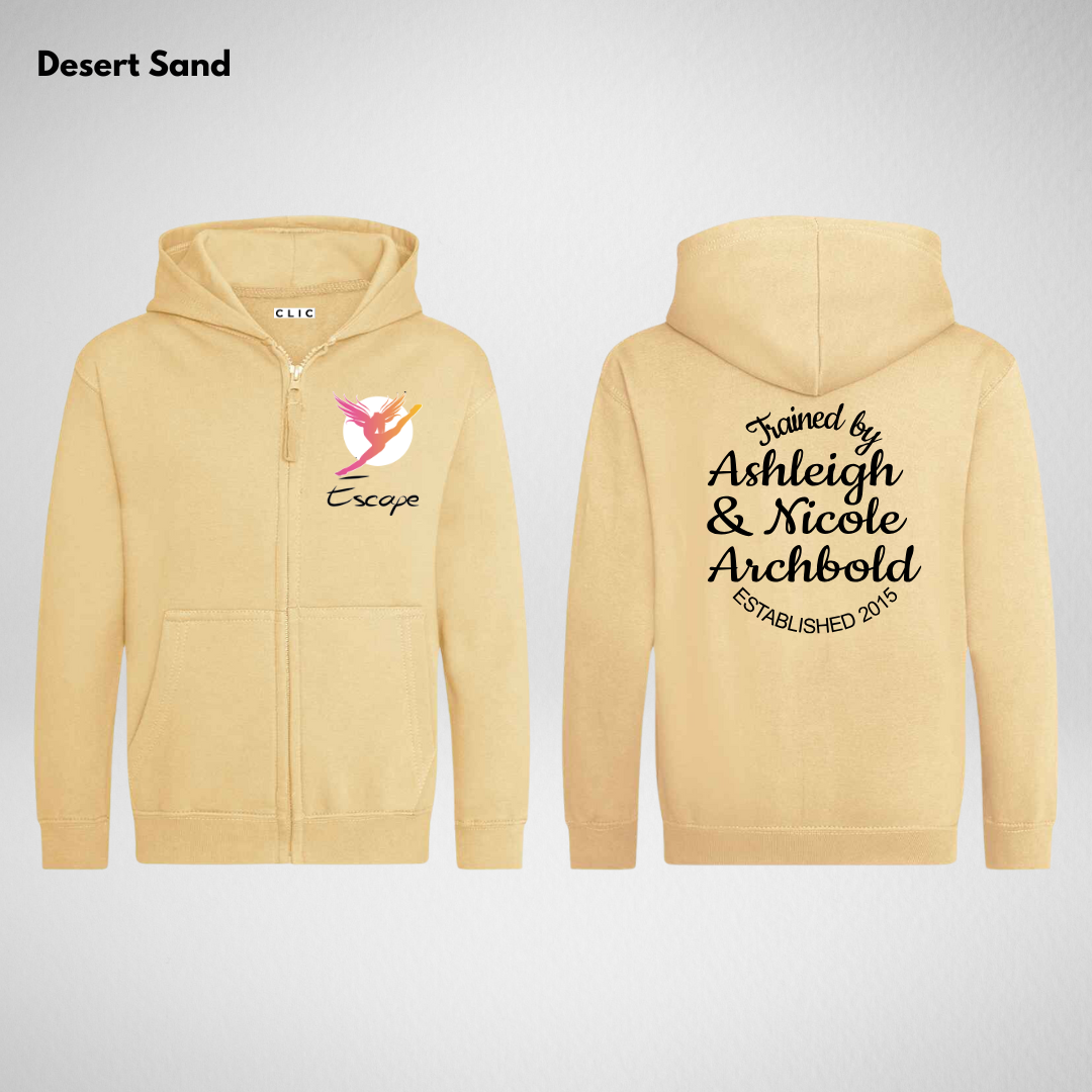 Escape Dance Academy & Performing Arts Zipped Hoodie