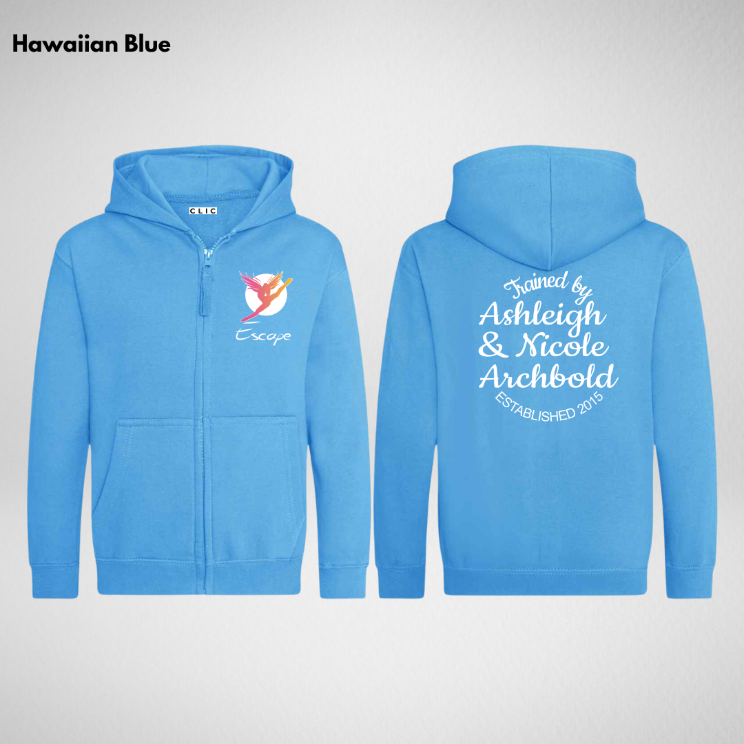 Escape Dance Academy & Performing Arts Zipped Hoodie