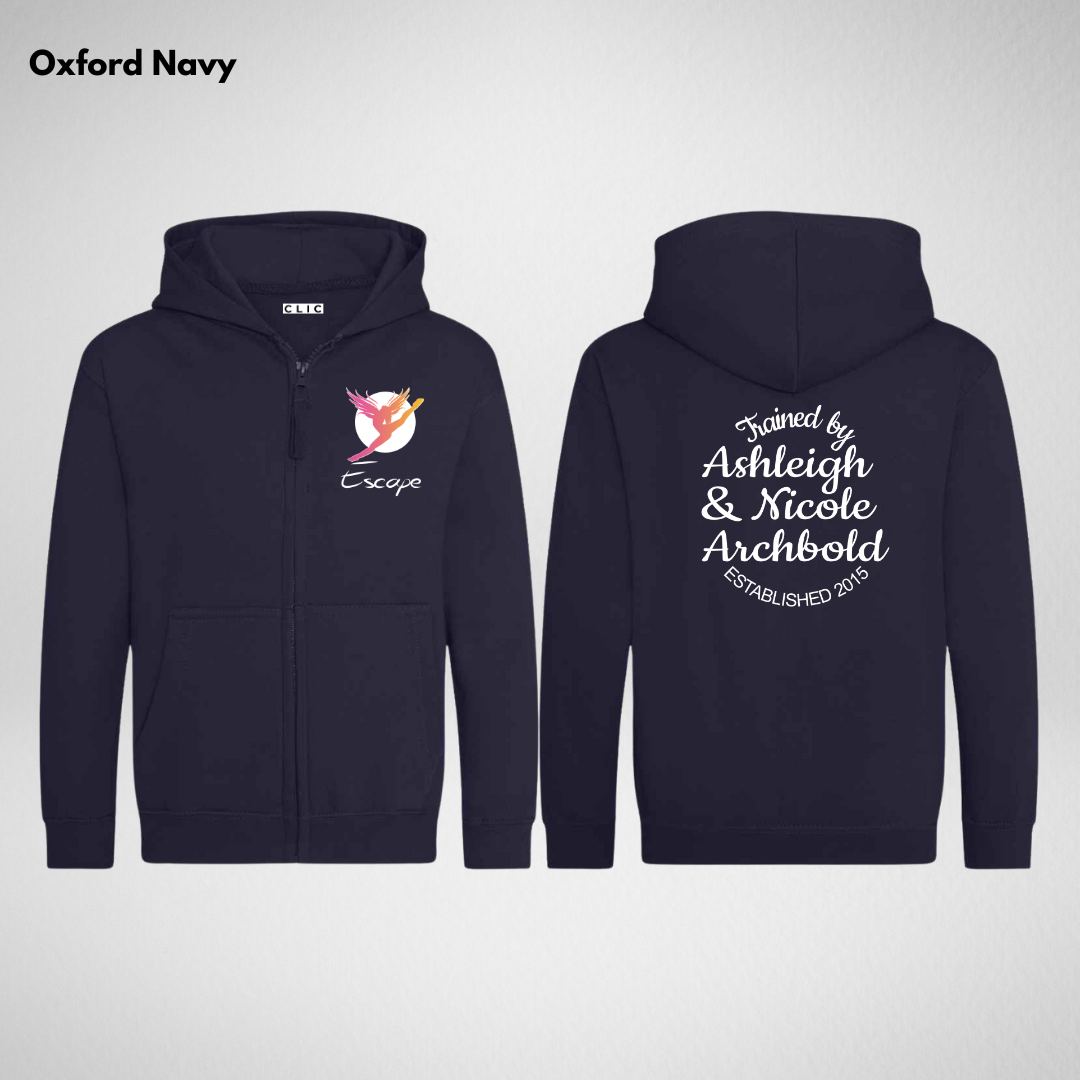 Escape Dance Academy & Performing Arts Zipped Hoodie