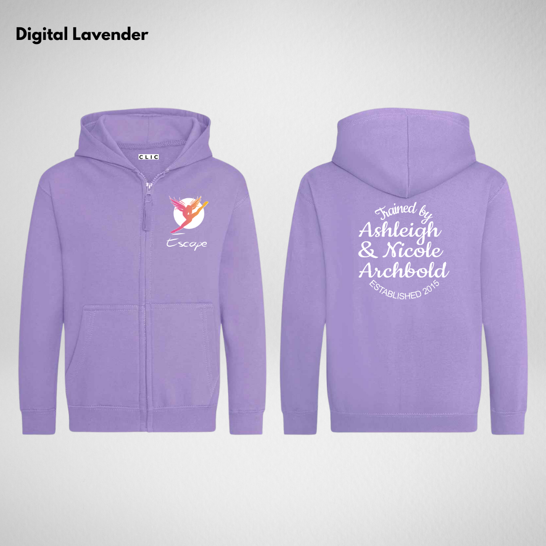 Escape Dance Academy & Performing Arts Zipped Hoodie