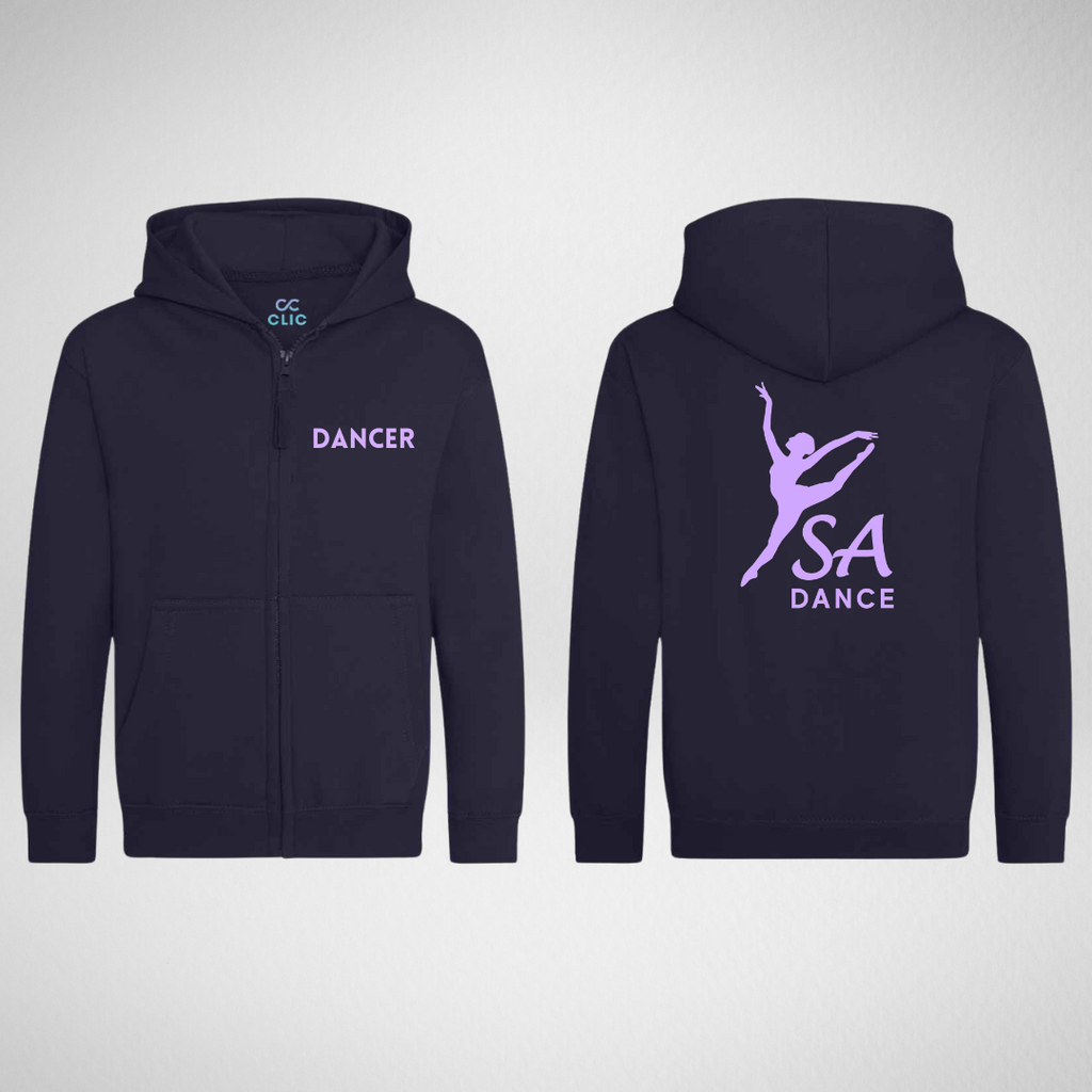SA Dance Navy Zipped Hoodie