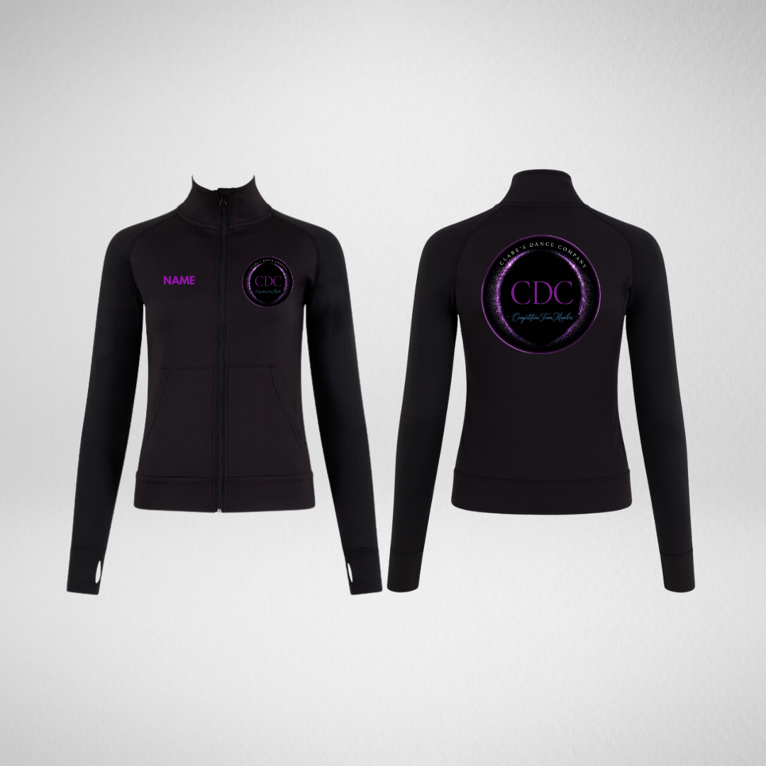 Clare's Dance Company COMPETITION TEAM Full Zip Uniform Jacket