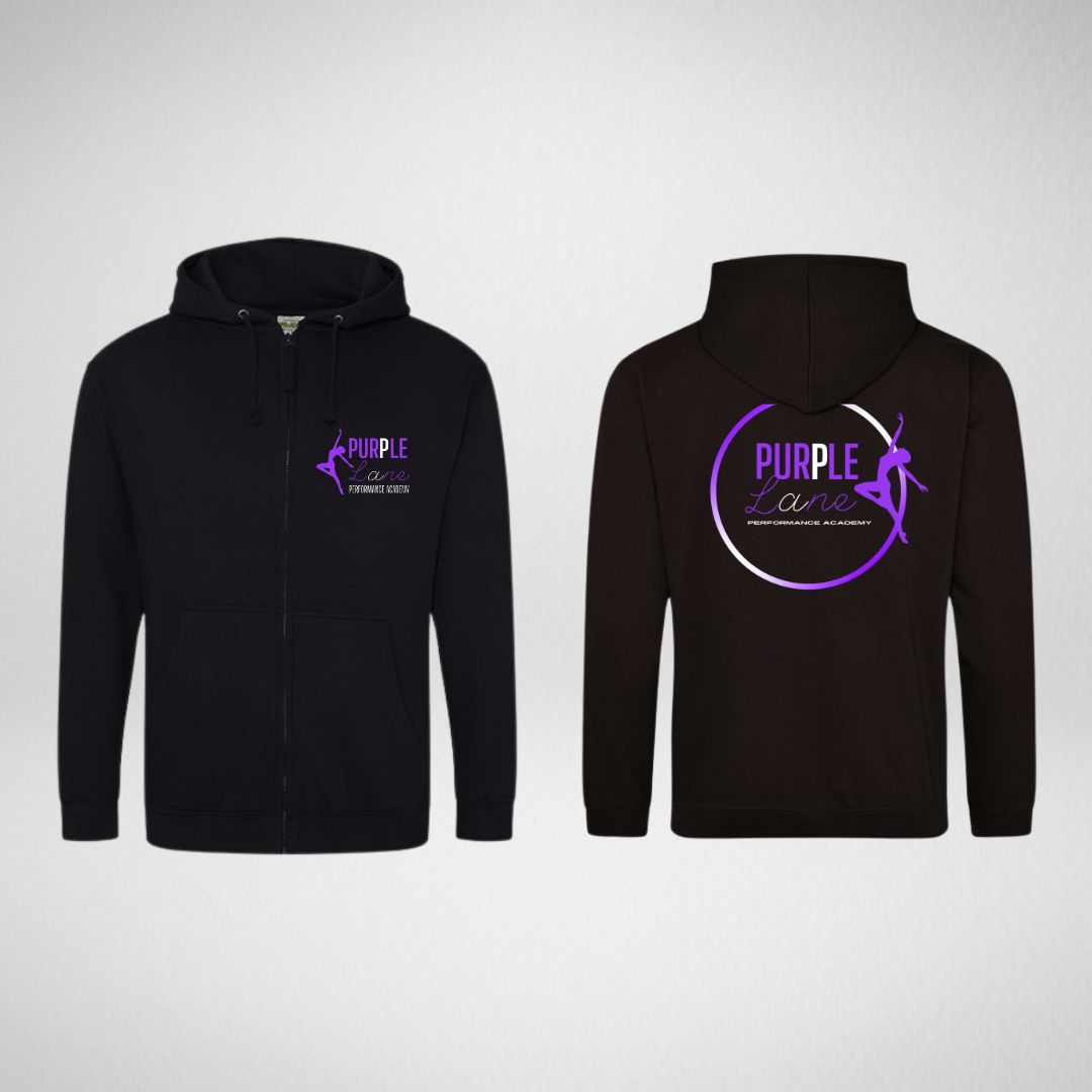 Purple Lane Performance Academy Mini Zipped Hoodie
