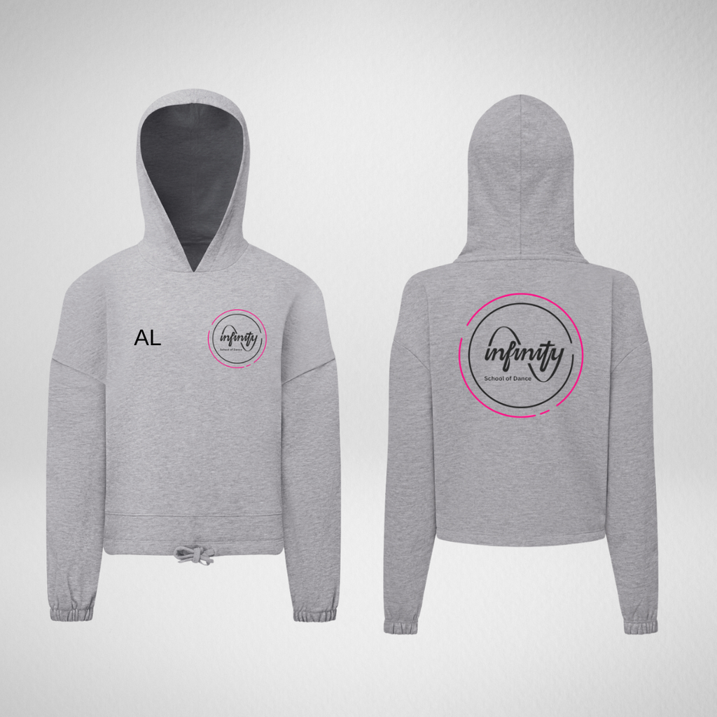 Infinity School Of Dance Oversized Cropped Hoodie