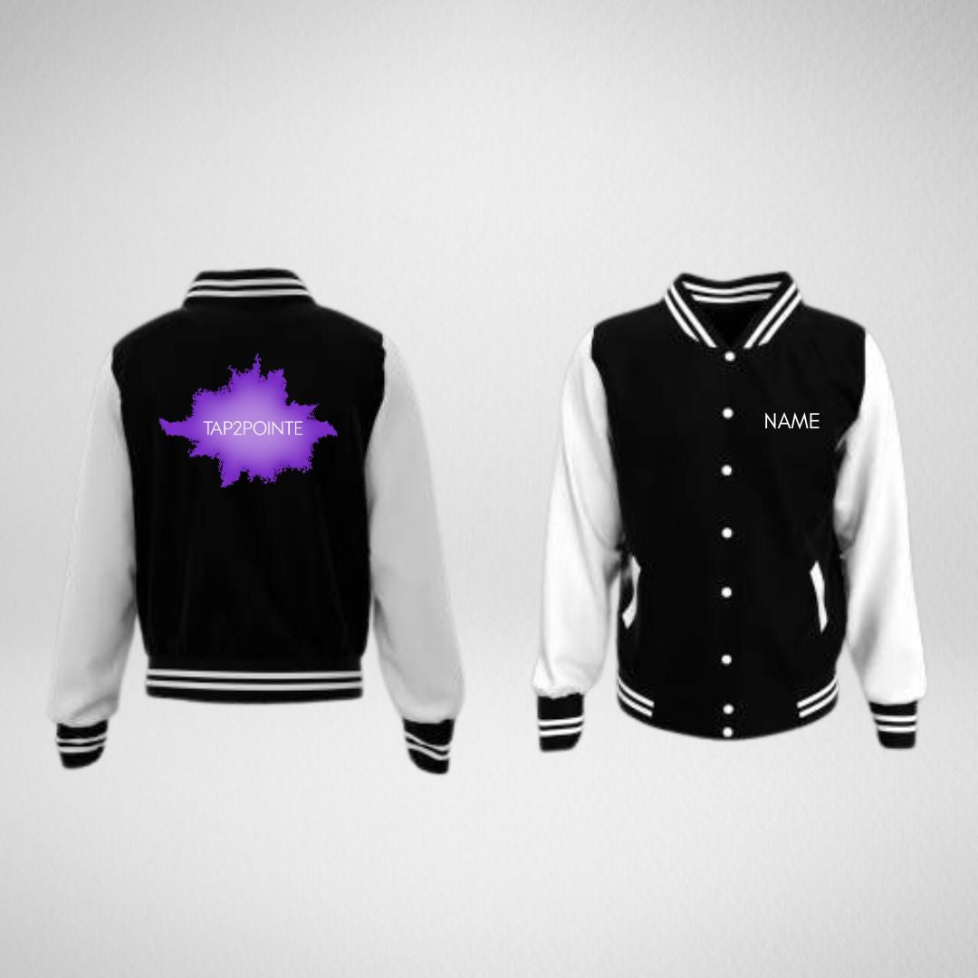 Tap2Pointe Dance Company Varsity Jacket