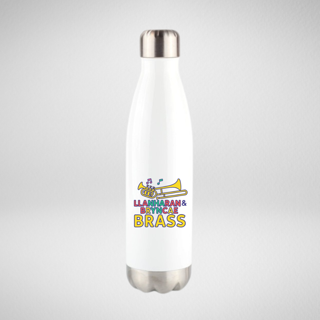 Llanharan & Bryncae Brass Stainless Steel Bottle