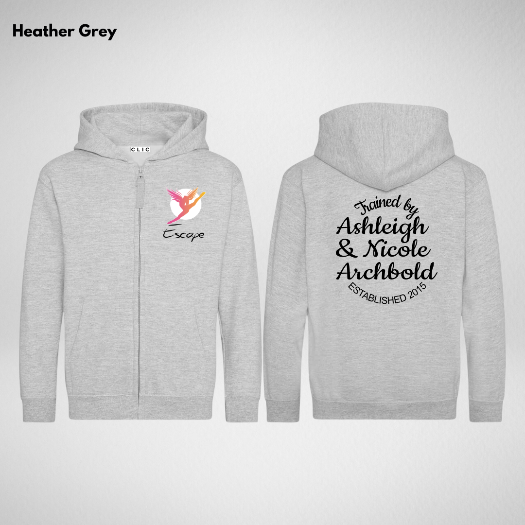 Escape Dance Academy & Performing Arts Zipped Hoodie