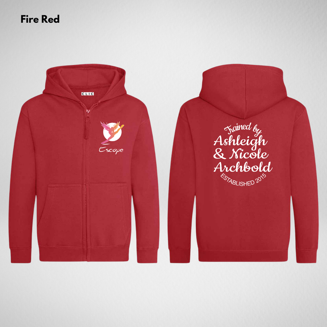 Escape Dance Academy & Performing Arts Zipped Hoodie