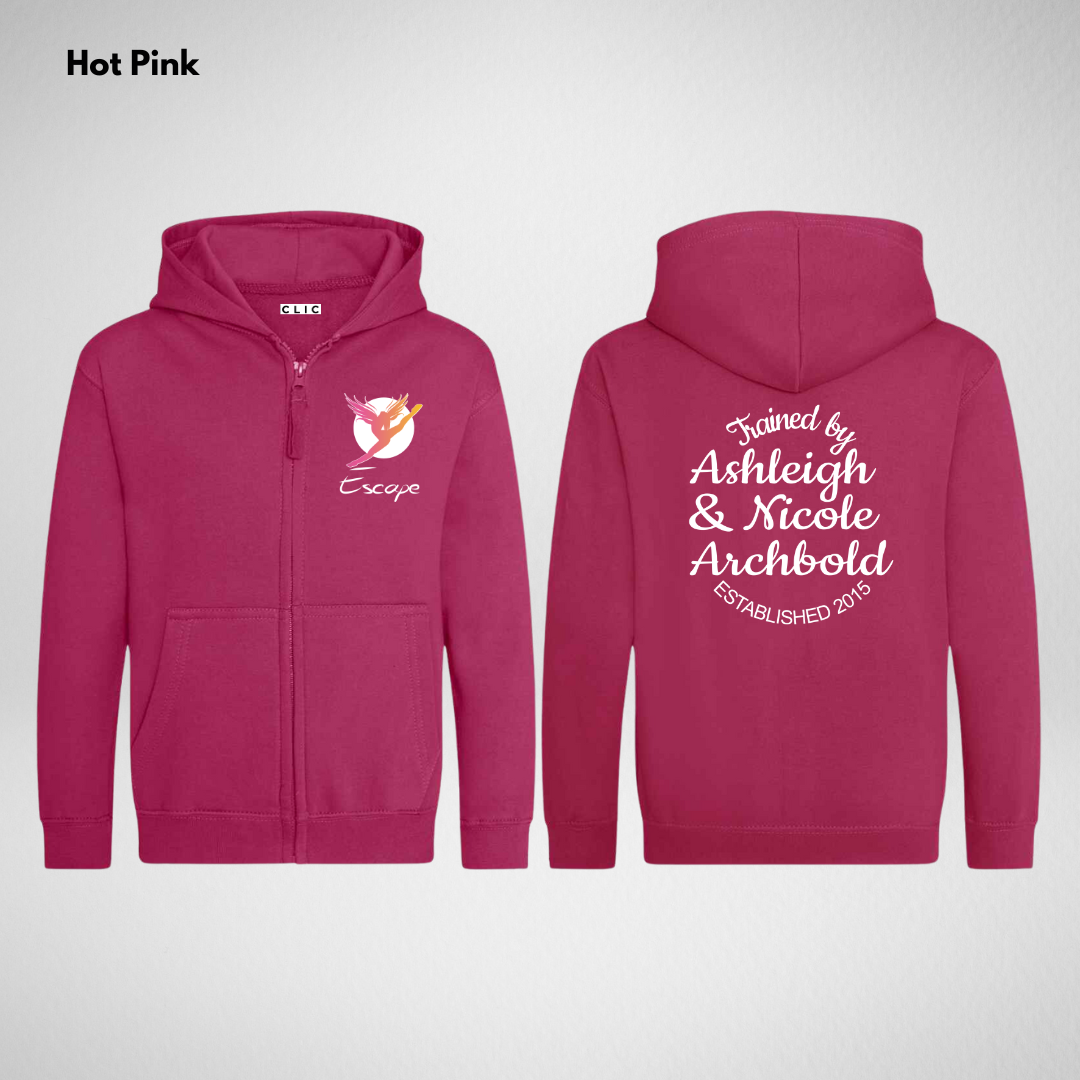 Escape Dance Academy & Performing Arts Zipped Hoodie