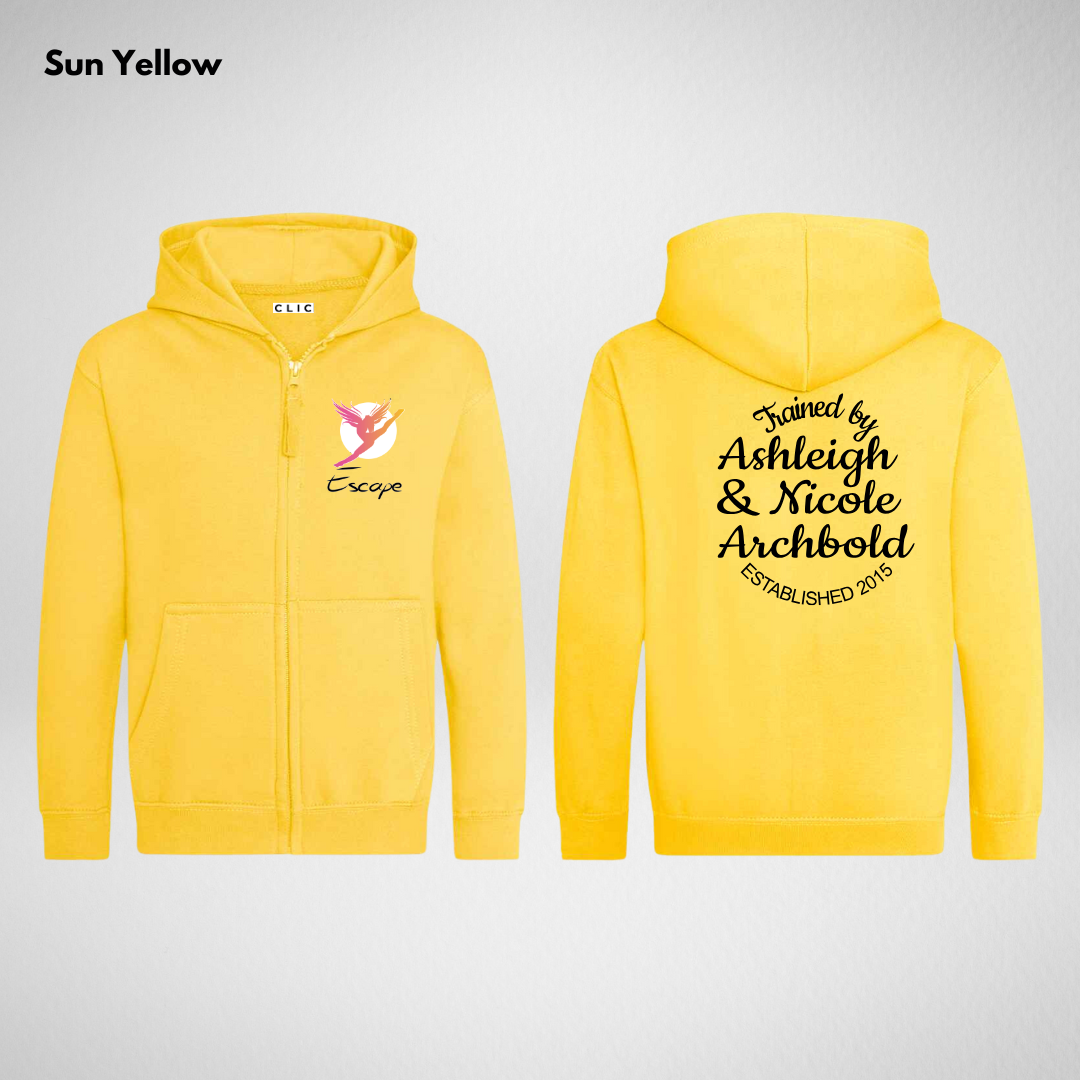 Escape Dance Academy & Performing Arts Zipped Hoodie
