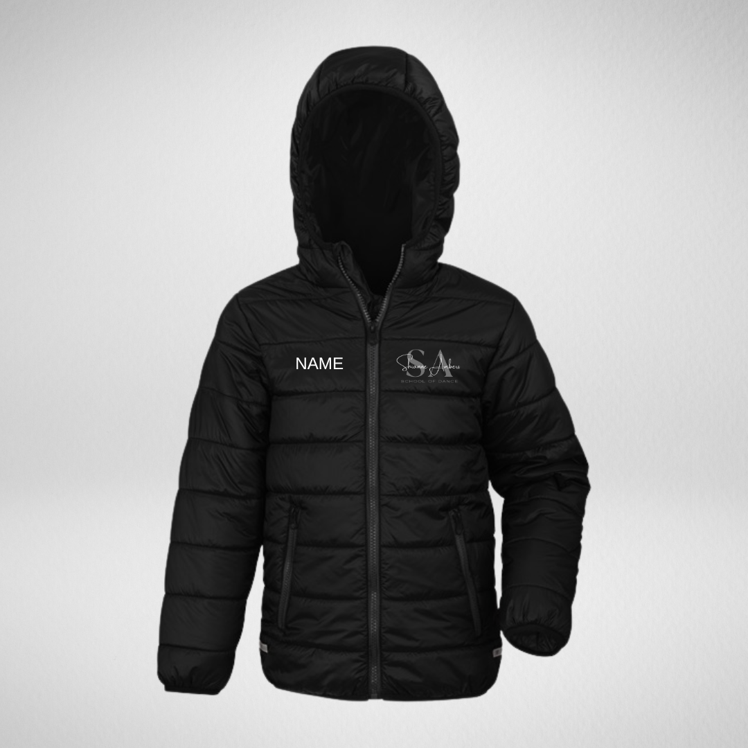 Shianne Ambers School Of Dance Kids Puffer Jacket