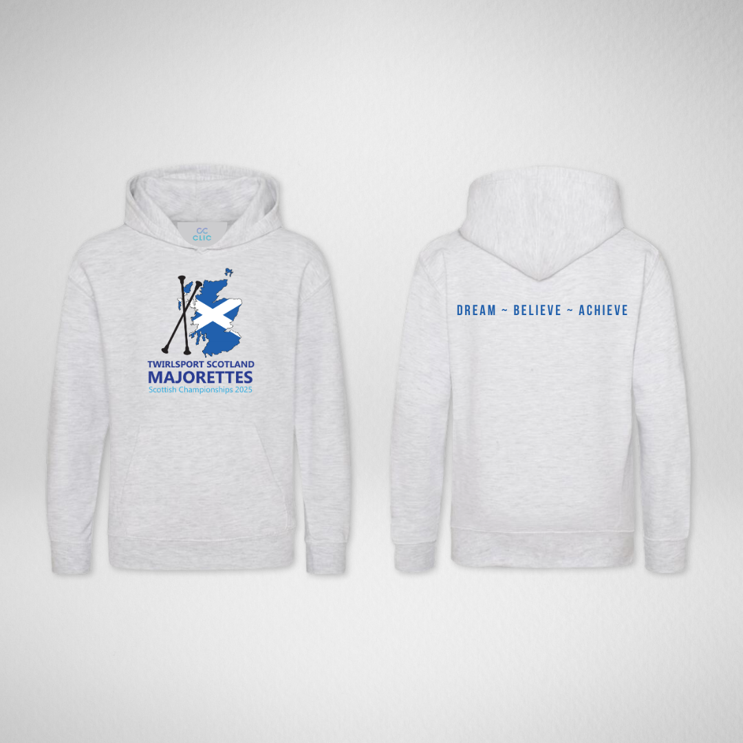 TwirlSport Scotland Majorettes Scottish Championships 2025 Pullover Hoodie