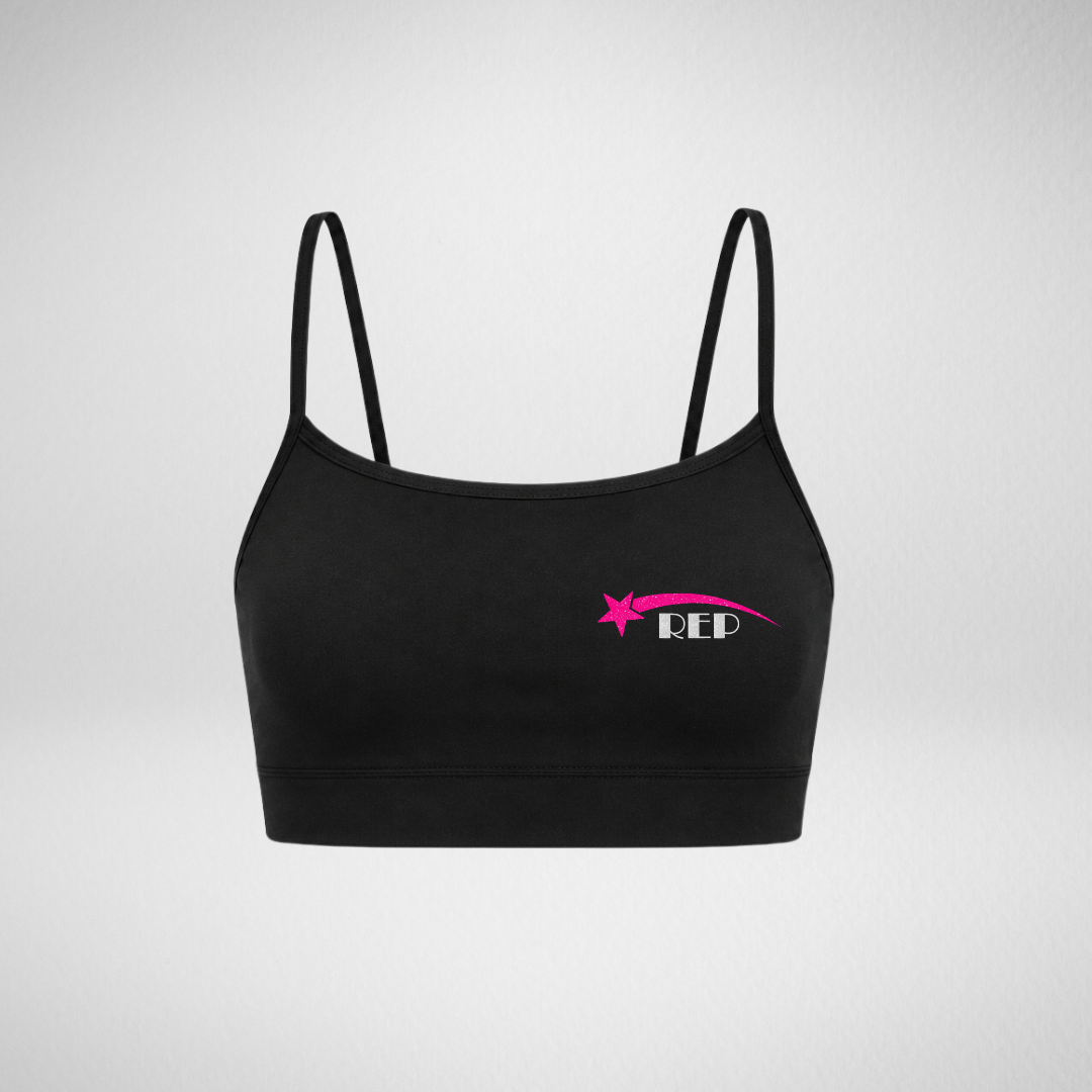 Rachel Elliott Performers Black Activewear Bra Top