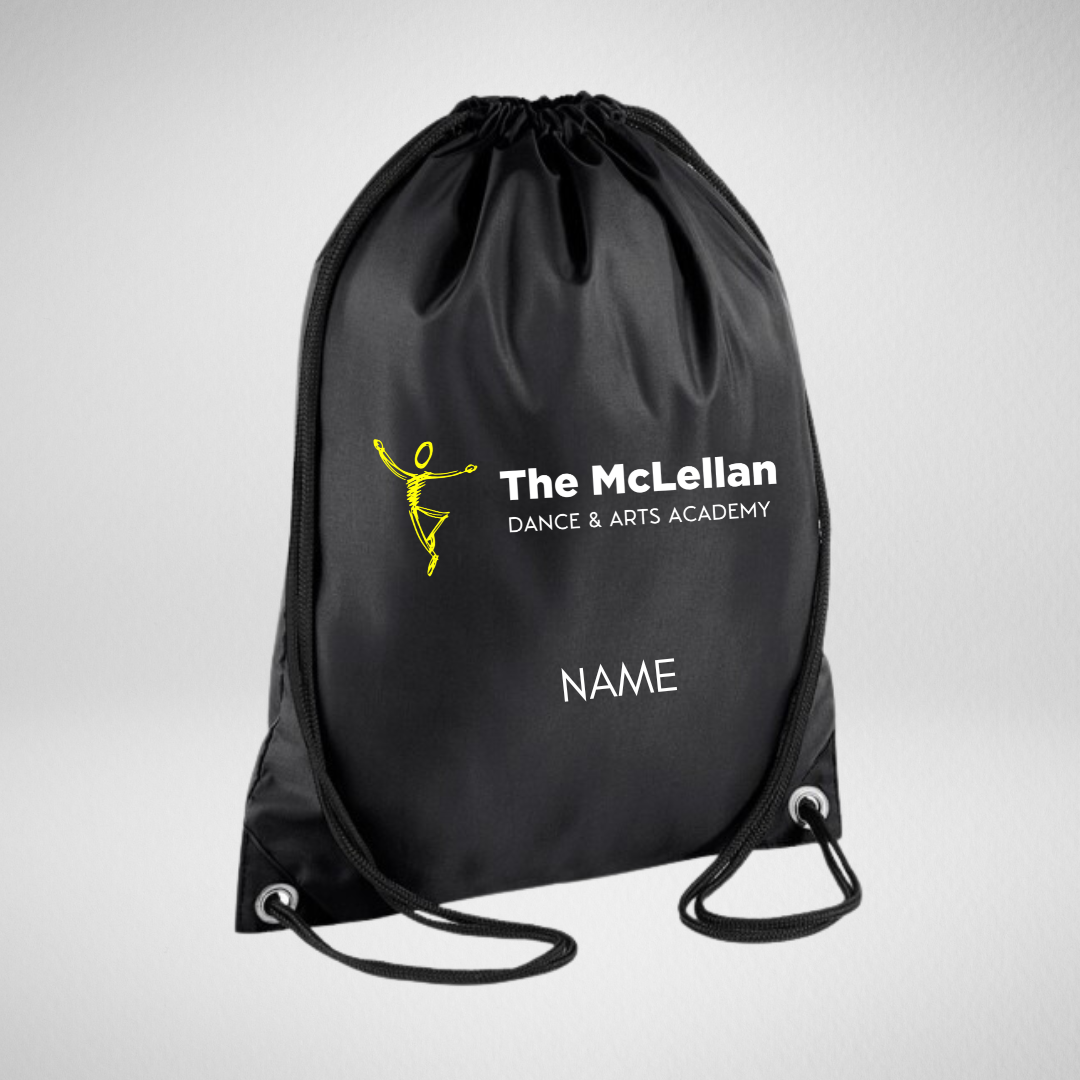 The McLellan Dance And Arts Academy Drawstring Bag