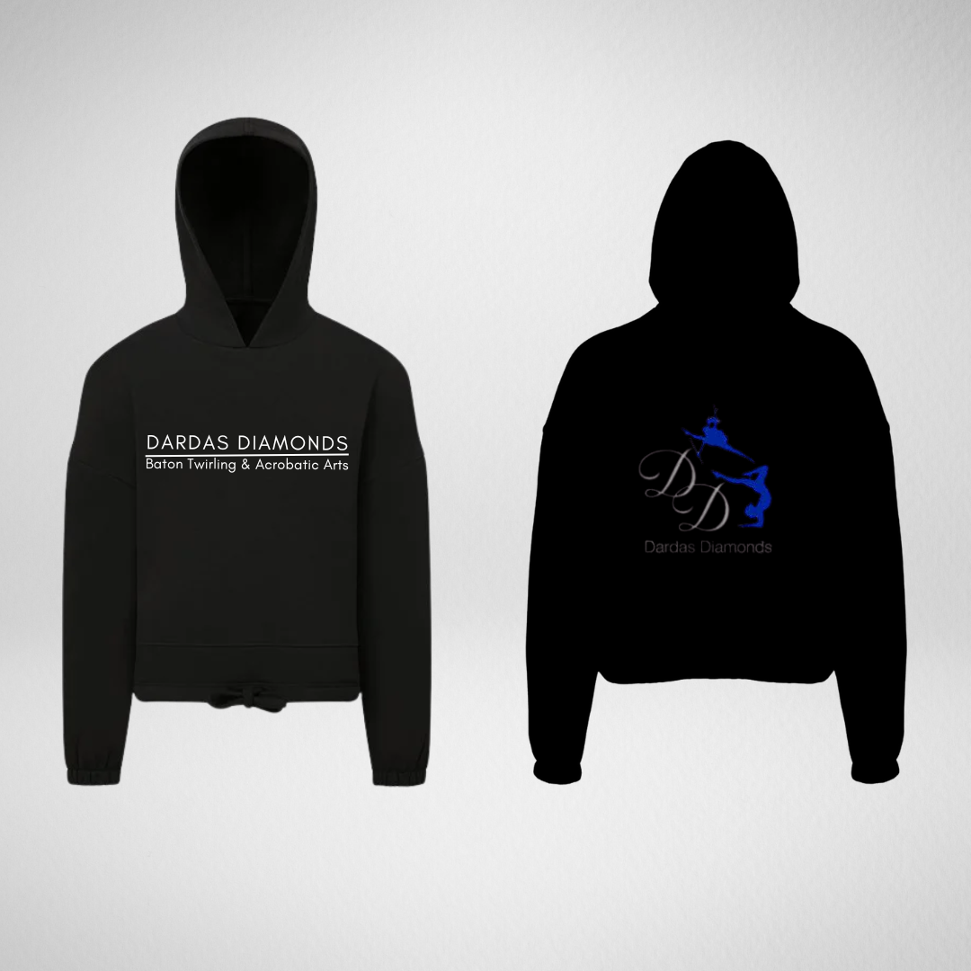 Dardas Diamonds Cropped Oversized Pullover