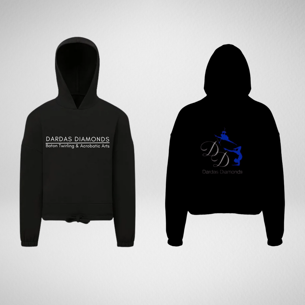 Dardas Diamonds Cropped Oversized Pullover