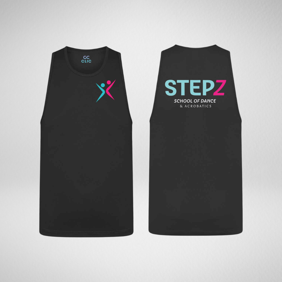 Stepz School Of Dance & Acrobatics Dri Fit Sports Vest