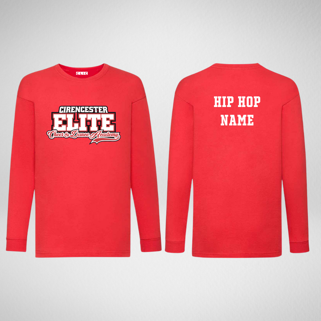 Cirencester Elite Cheer & Dance Academy Hip Hop Long Sleeved T-Shirt