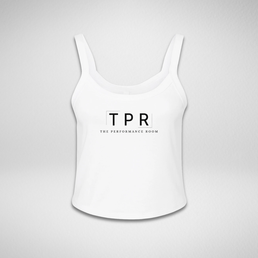 The Performance Room Spaghetti Strap Tank