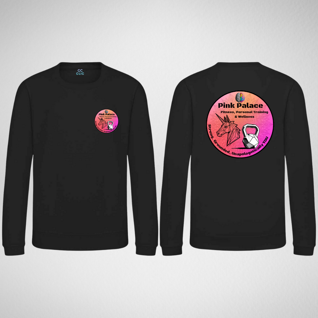 Pink Palace Fitness, Personal Training & Wellness Sweatshirt
